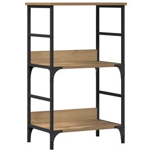 vidaXL bogskab 50x33x82 cm konstrueret tr&aelig; kunsteg