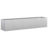 vidaXL plantekasse 200x40x40 cm galvaniseret st&aring;l