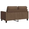vidaXL 2-personers sofa 120 cm stof brun
