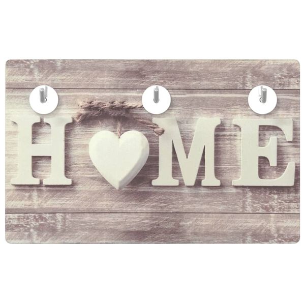 vidaXL v&aelig;gh&aelig;ngt knager&aelig;kke 40x25 cm h&aelig;rdet glas home-design