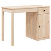 vidaXL skrivebord 100x50x75 cm massivt fyrretr&aelig;