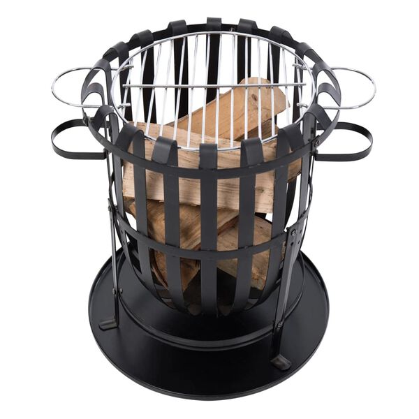 RedFire Dallas bålkurv sort stål
