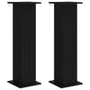 vidaXL Planteholder 2 stk. Sort 30,5 x 30 x 100,5 cm Konstrueret tr&aelig;