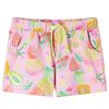 vidaXL Shorts til b&oslash;rn str. 104 med sn&oslash;re lyser&oslash;d