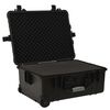 vidaXL flightcase med hjul 58x45x27 cm PP sort