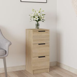 vidaXL sk&aelig;nk 30x30x70 cm konstrueret tr&aelig; sonoma-eg