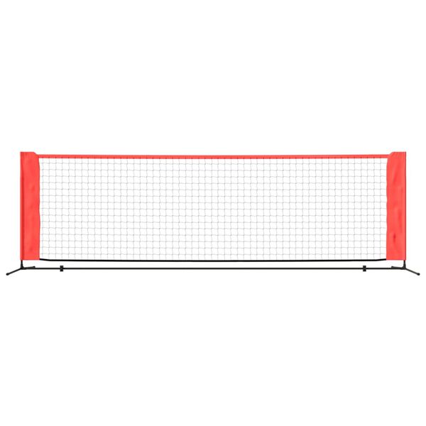 vidaXL tennisnet 300x100x87 cm polyester sort og rød