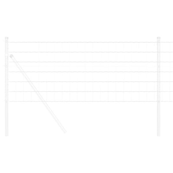 vidaXL Euro Hejn Sølv 0.6 x 50 m Varmegalvaniseret jern