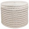 vidaXL Jute reb 24 mm Hvid 100% Tossa jute