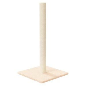 vidaXL kradsetr&aelig; 35x35x70 cm cremefarvet
