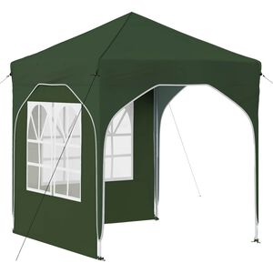 vidaXL Pop-up Festtelt 192 x 192 x 245 cm Gr&oslash;n