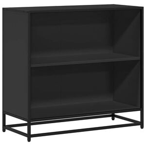 vidaXL bogskab 80,5x35x76 cm konstrueret tr&aelig; sort
