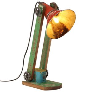 vidaXL skrivebordslampe 25 W 23x13x52 cm E27 flerfarvet