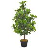 vidaXL kunstig plante laurb&aelig;rtr&aelig; med urtepotte gr&oslash;n 90 cm