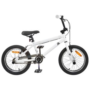 vidaXL BMX Cykel 20 tommer for over 9 &aring;r gammel Hvid