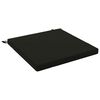 vidaXL S&aelig;depuder SOEST 100% polyester Sort 70 x 70 x 5 cm