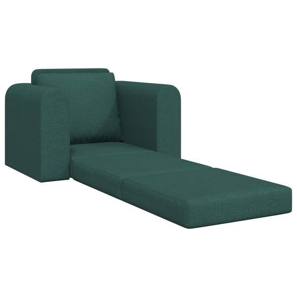 vidaXL Sovesofa M&oslash;rkegr&oslash;n 98 x 71 x 83 cm Stof