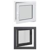 vidaXL Kip & Drej K&aelig;lder Vinduet RISOR 50 x 50 cm PVC og glas