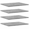 vidaXL boghylder 8 stk. 40x50x1,5 cm konstrueret tr&aelig; betongr&aring;