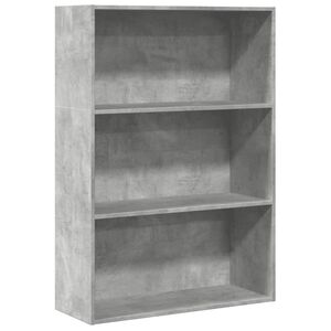 vidaXL bogreol 80x30x114 cm konstrueret tr&aelig; betongr&aring;