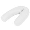 vidaXL graviditetspude J-form 54x(36-43) cm hvid