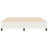 vidaXL Platform sengestel Creme 180 x 200 cm Stof