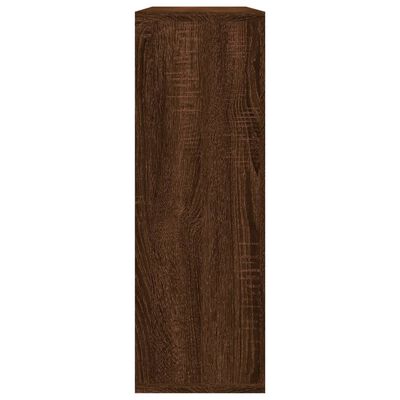 vidaXL væghylde 104x20x58,5 cm konstrueret træ brun egetræsfarve