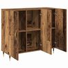 vidaXL Sideboard Gammelt tr&aelig; 90 x 34 x 80 cm Konstrueret tr&aelig;
