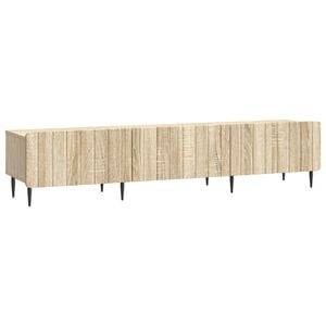 vidaXL TV-skab med skuffe Sonoma-eg 147 x 34,5 x 32 cm Konstrueret tr&aelig;