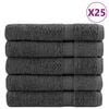 vidaXL Premium h&aring;ndkl&aelig;der SOLUND 50 stk. antracit 100x200 cm 600 gsm
