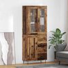 vidaXL Highboard Gammelt tr&aelig; 69,5 x 34 x 90 cm Konstrueret tr&aelig;