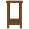 vidaXL arbejdsbord 80x50x80 cm massivt fyrretræ gyldenbrun