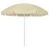 vidaXL strandparasol 240 cm sandgul