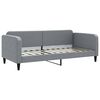vidaXL daybed med udtræk 90x200 cm stof lysegrå