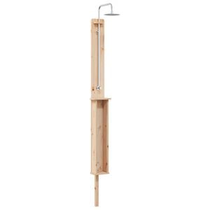 vidaXL Udend&oslash;rs bruser 246 cm Massivt fyrretr&aelig; og rustfrit st&aring;l