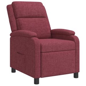 vidaXL Recliner Vinr&oslash;d Stof