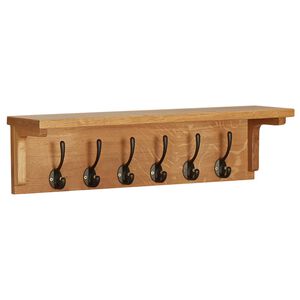 vidaXL knager&aelig;kke 60x16x16 cm massivt egetr&aelig;