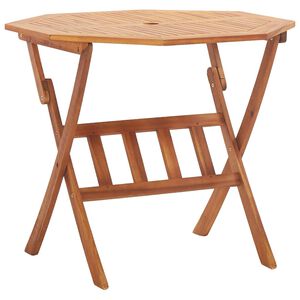 vidaXL foldbart havebord 90 x 75 cm massivt akacietr&aelig;
