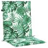 vidaXL Rygpuder 6 stk. Bladm&oslash;nster 100 x 50 x 3 cm Oxford stof Blad