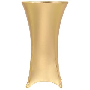vidaXL borddug 2 stk. str&aelig;k 60 cm guldfarvet