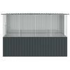 vidaXL Fuglebur Antracit 315 x 167 x 200 cm Galvaniseret stål