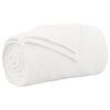 vidaXL Kastet&aelig;pper 6 pcs Hvid 220 x 240 cm Fleece