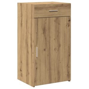 vidaXL Sideboard med skuffe Artisan Egetr&aelig; 50 x 42,5 x 93 cm