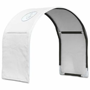 vidaXL Sengetunnel til b&oslash;rneseng 2 stk. Hvid Polyester