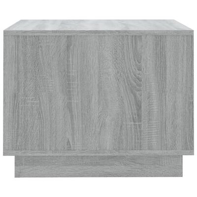 vidaXL sofabord 55x55x43 cm konstrueret træ grå sonoma-eg