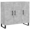 vidaXL skab 90x34x80 cm konstrueret tr&aelig; betongr&aring;