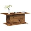 vidaXL sofabord 102x55,5x40 cm konstrueret tr&aelig; antikt tr&aelig;look