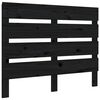 vidaXL sengeg&aelig;rde 100x3x80 cm massivt fyrretr&aelig; sort