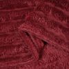 vidaXL Kastet&aelig;pper 6 pcs Bordeaux R&oslash;d 270 x 240 cm Fleece