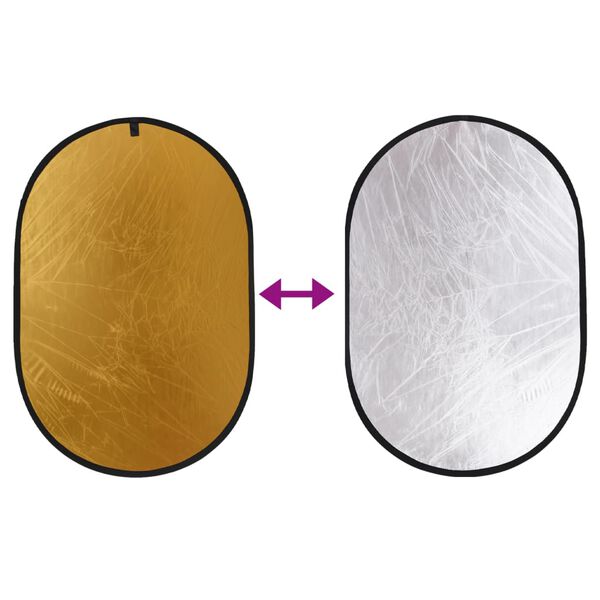 vidaXL fotostudies&aelig;t med baggrundss&aelig;t + fotobord og reflektor